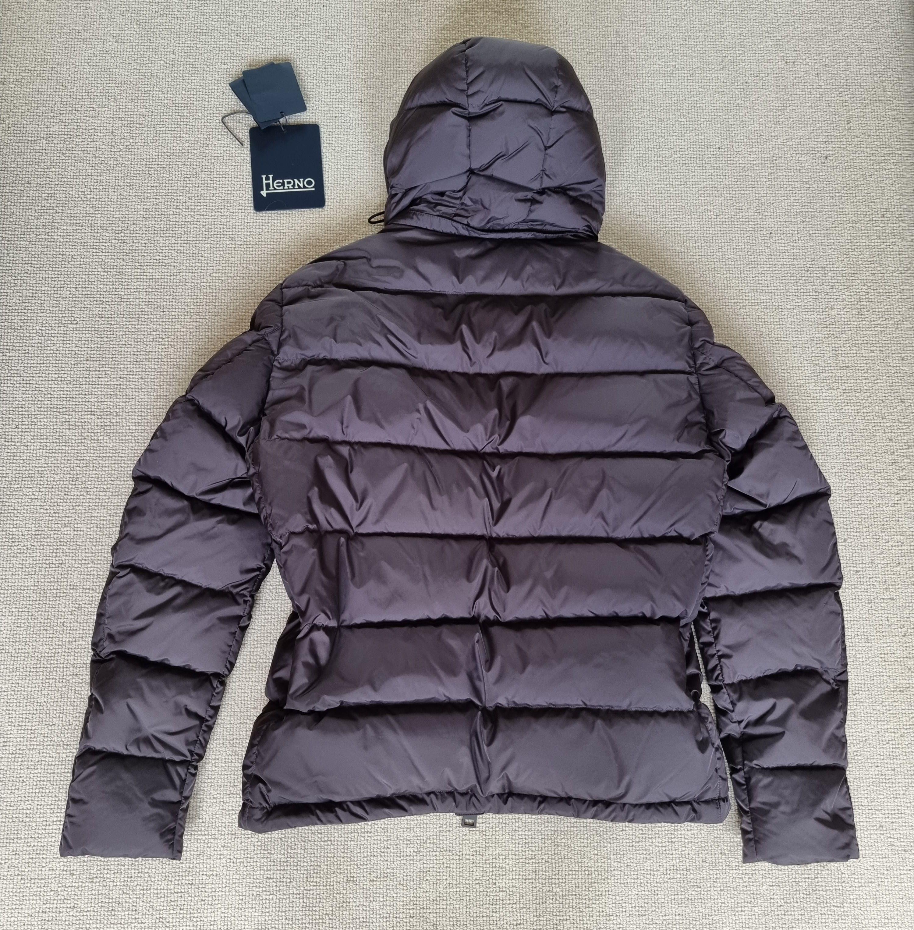 Herno Brown Detatchable Hood Padded Jacket