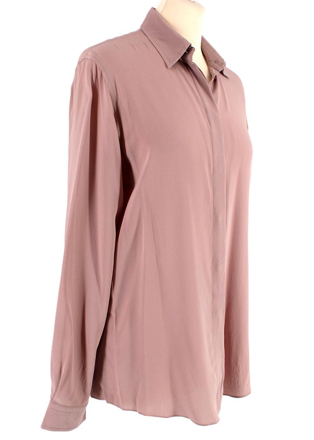 Gucci Dusky Pink Silk Blouse