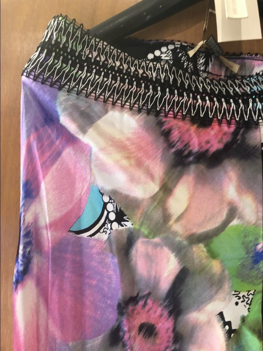 Class Cavalli Floral Paisley Wide Leg Pants