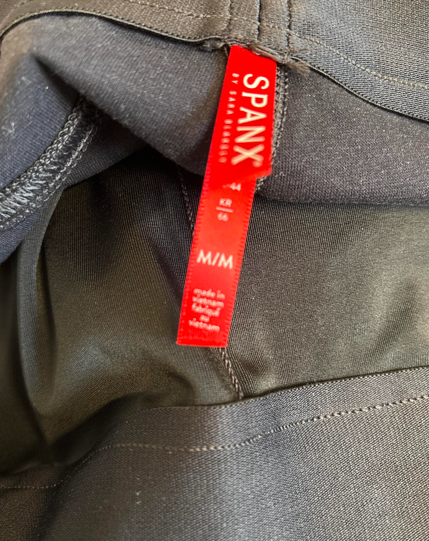 Spanx Black Faux Leather Skinny Trousers