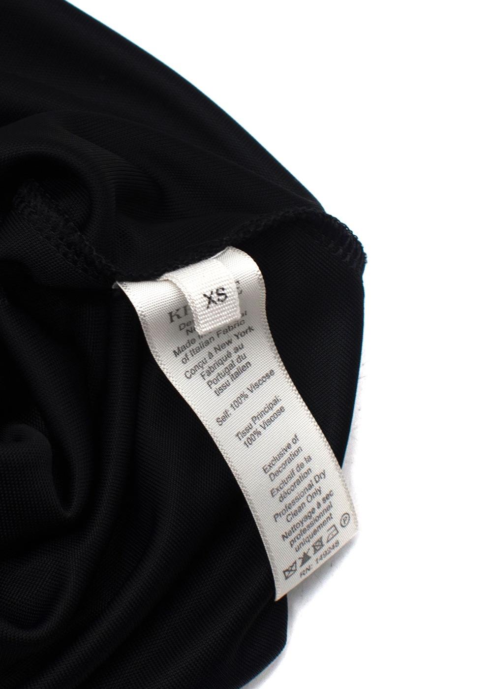 Khaite Black Long Sleeve  Maxi Dress