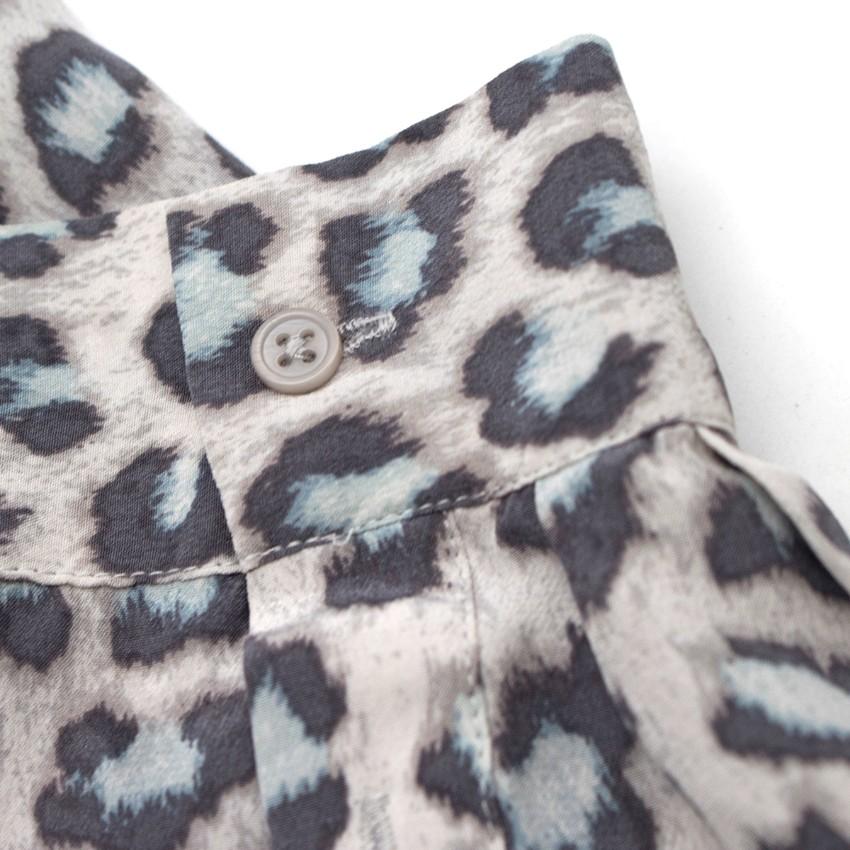 Joie Leopard Print Blouse