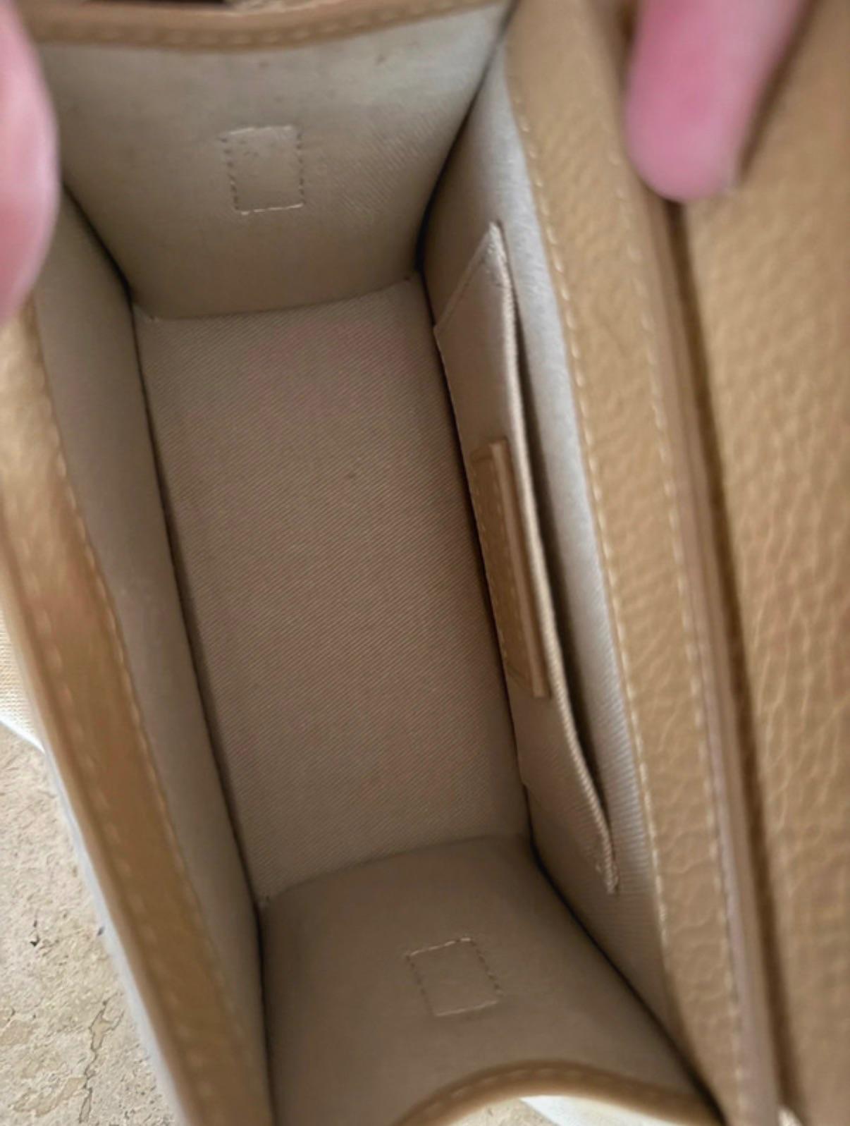 Jacquemus Medium Tan Leather Chiquito