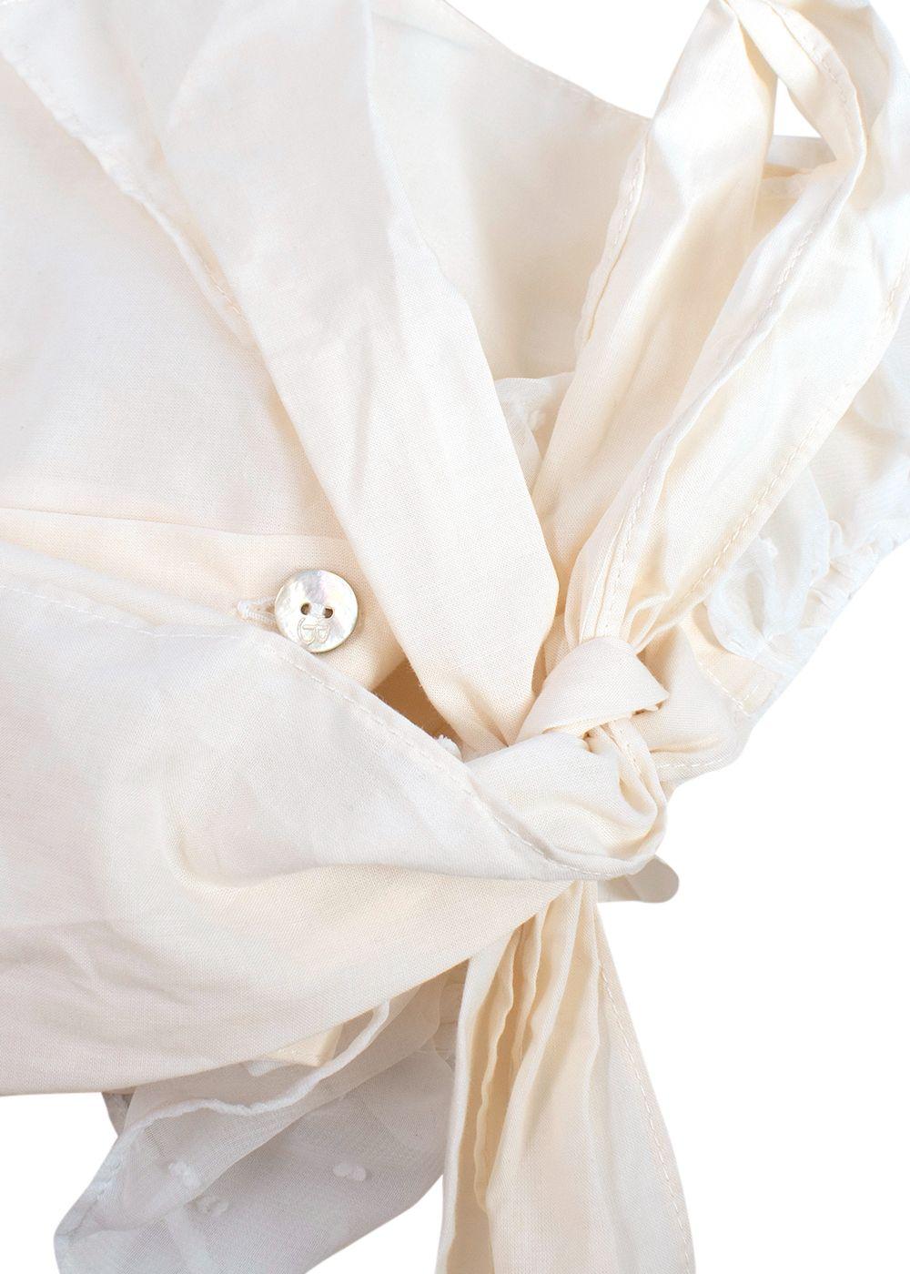 Benedita Cream Ruffle Collar Dress and Shorts Set 2 years