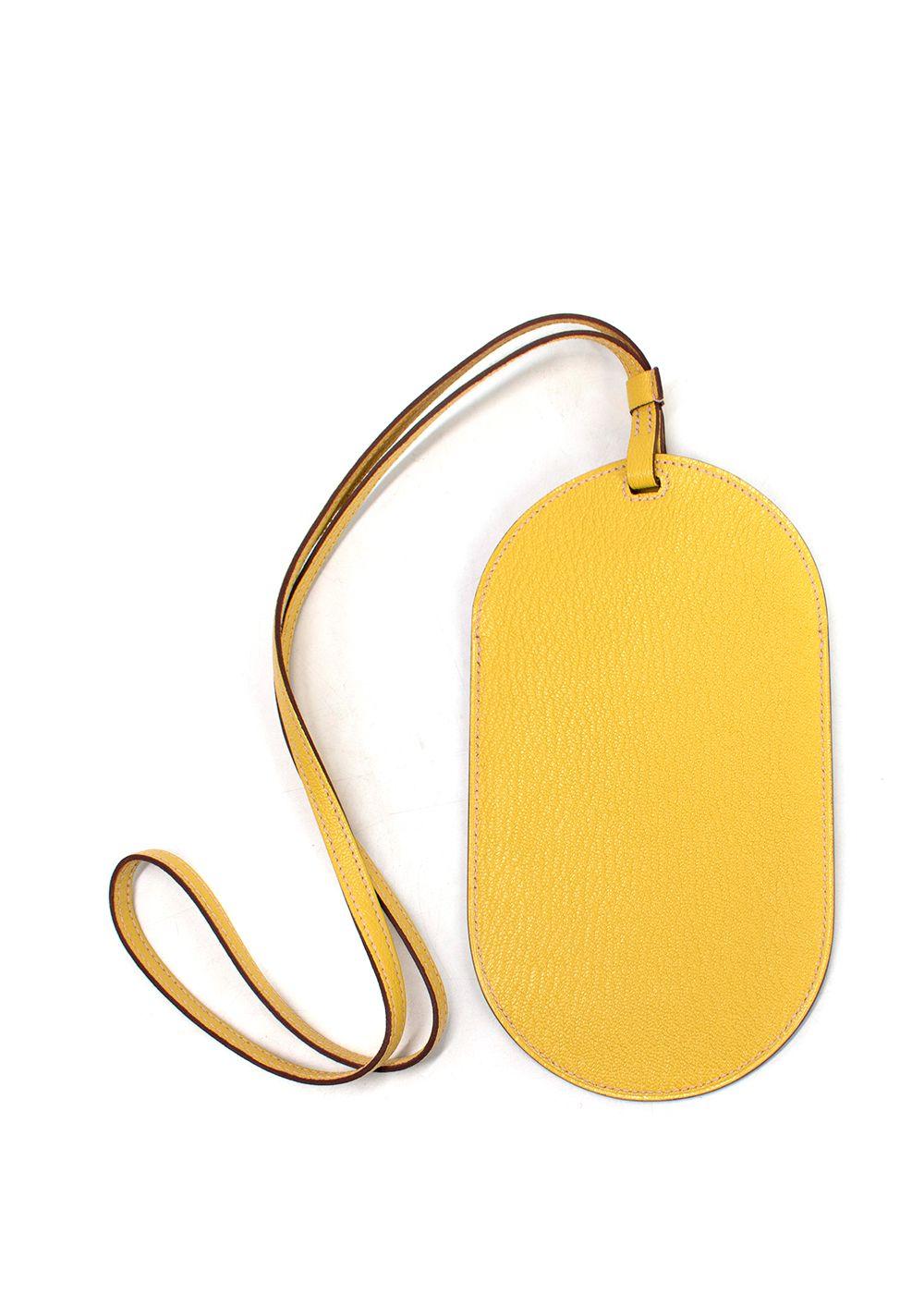 Hermes Yellow In-the-Loop Phone To Go Pouch