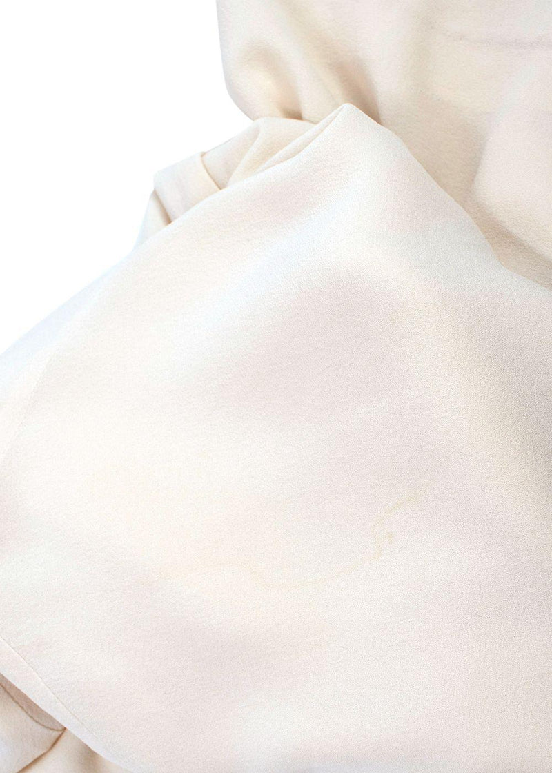Chanel Cream Silk Mini Dress