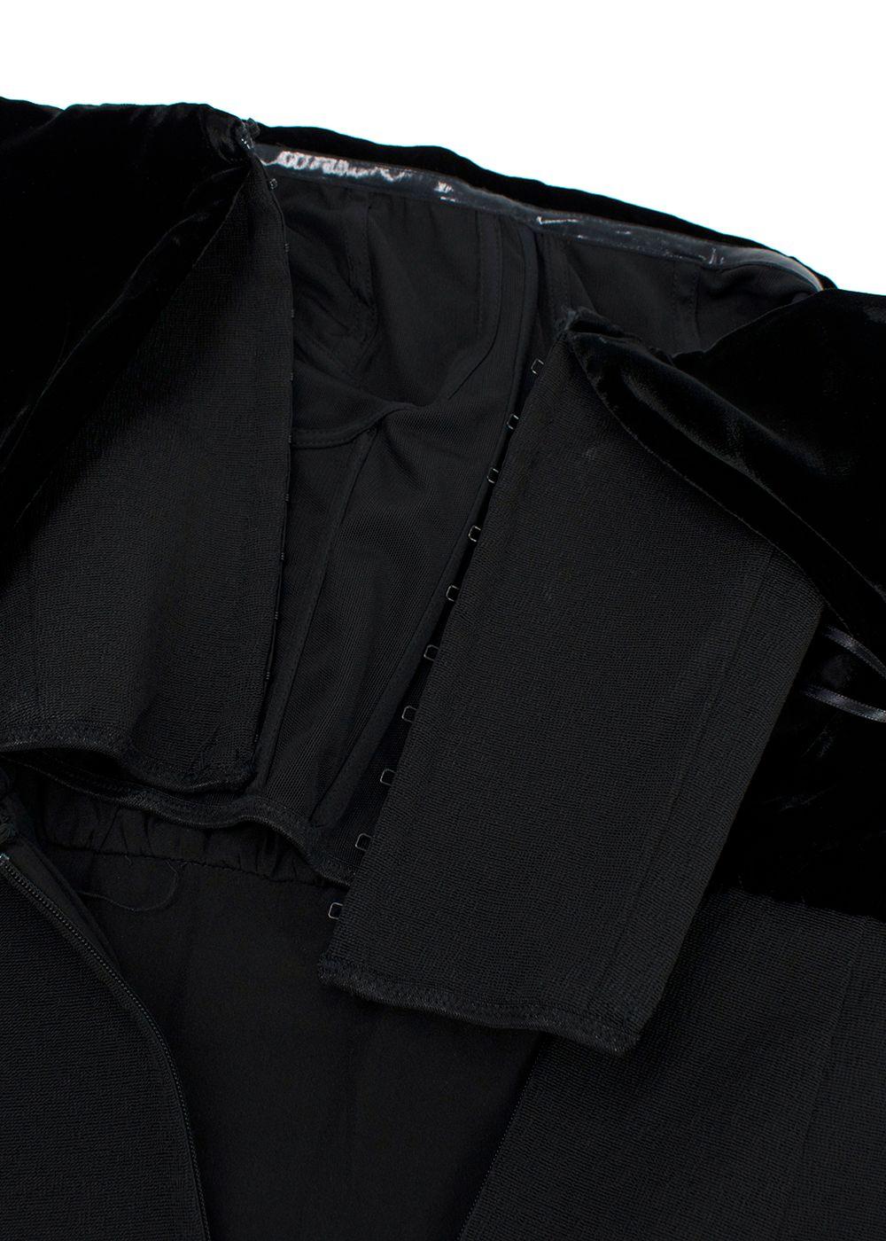 Tom Ford Velvet Strapless Corset Dress