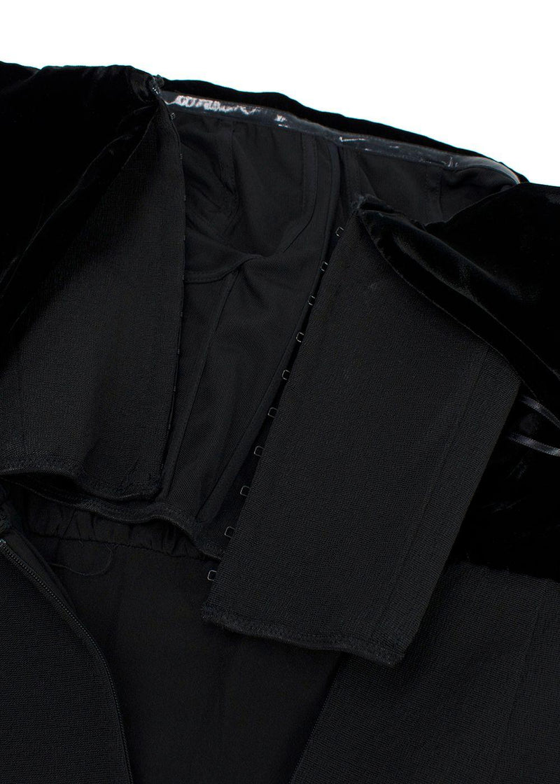 Tom Ford Velvet Strapless Corset Dress