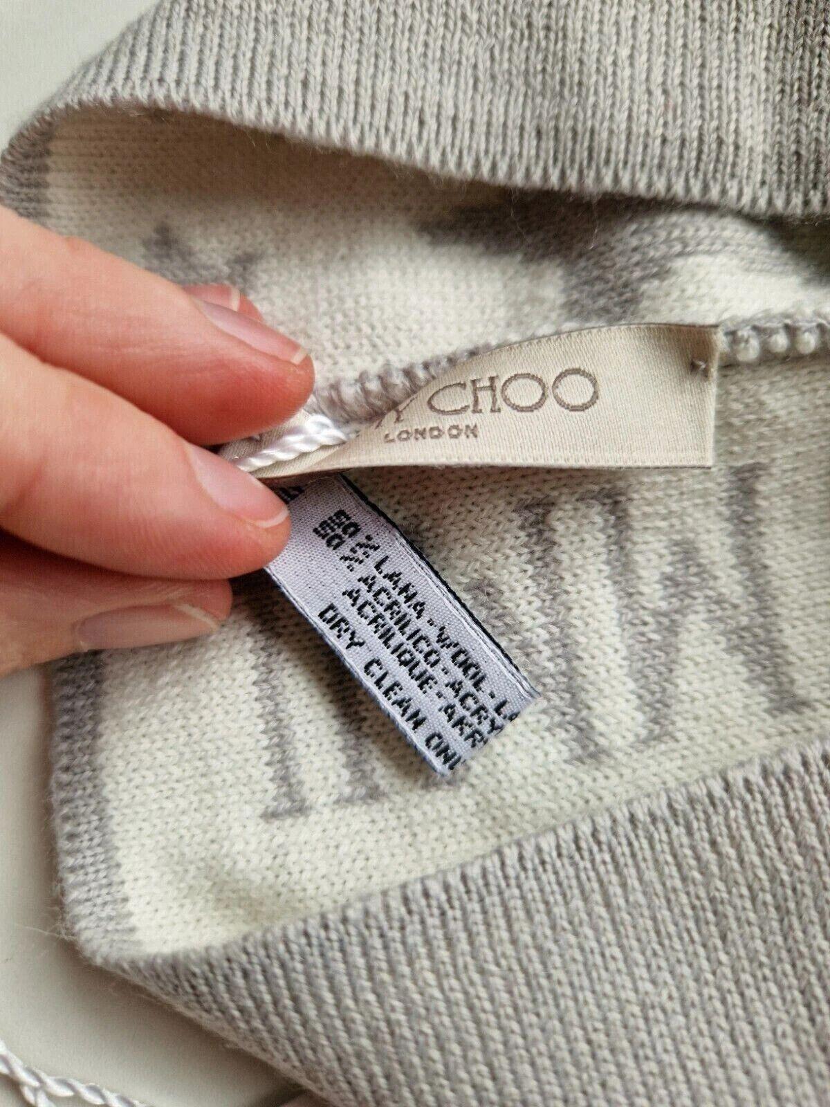 Jimmy Choo Grey Beanie Hat