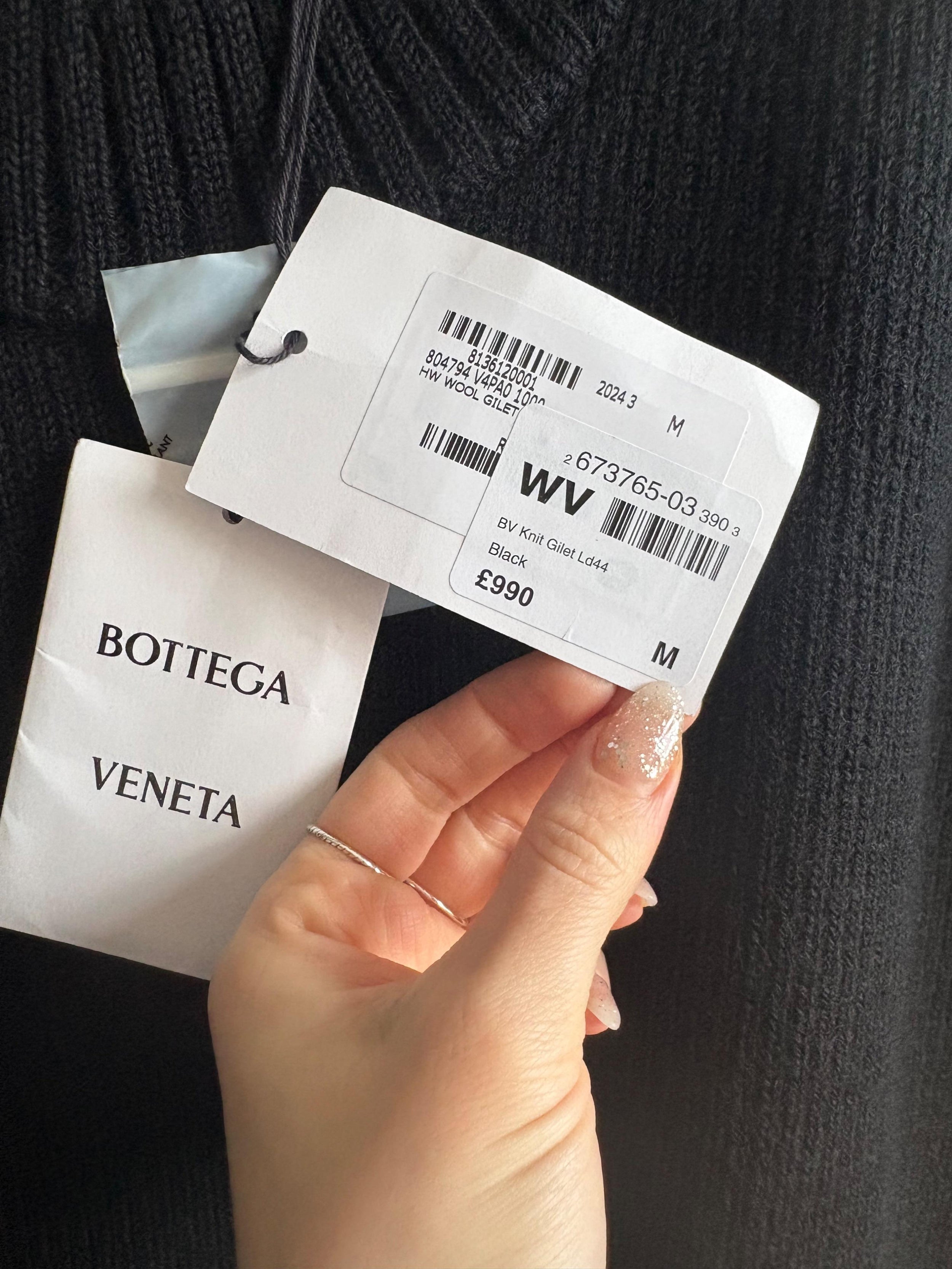 Bottega Veneta Black Knit Jumper