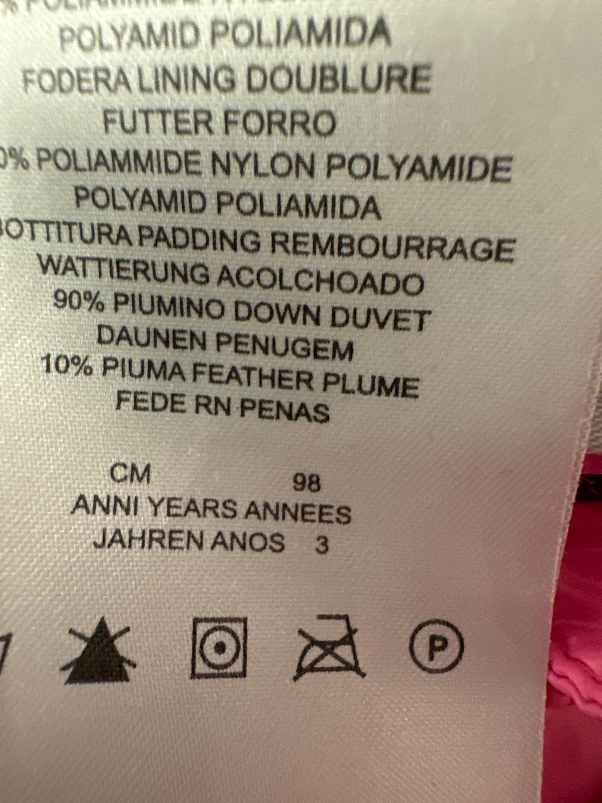 Moncler Kids Pink Ski Salopette Trousers