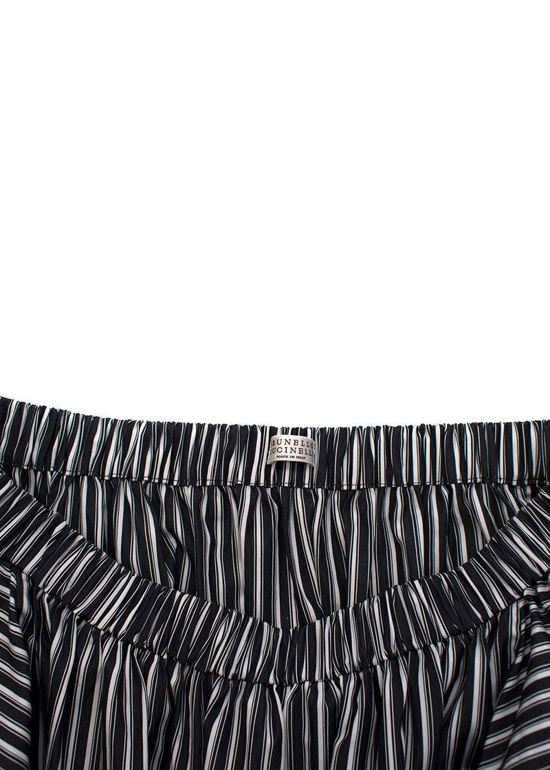 Striped Off-Shoulder Dress