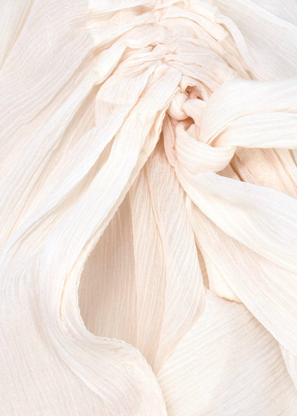 Zimmerman White Sheer Freja Midi Shirt Dress