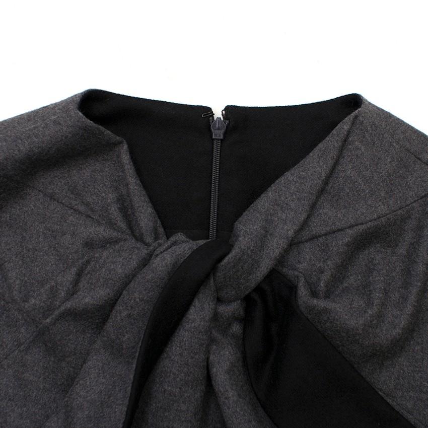 Gucci Grey Wool Tailored Dress