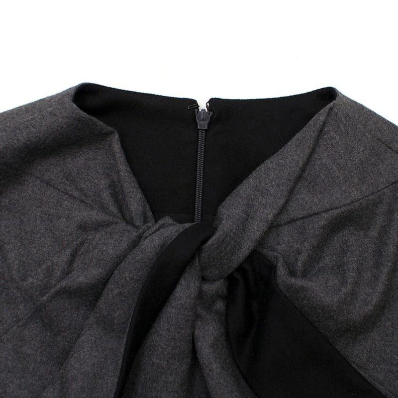 Gucci Grey Wool Tailored Dress