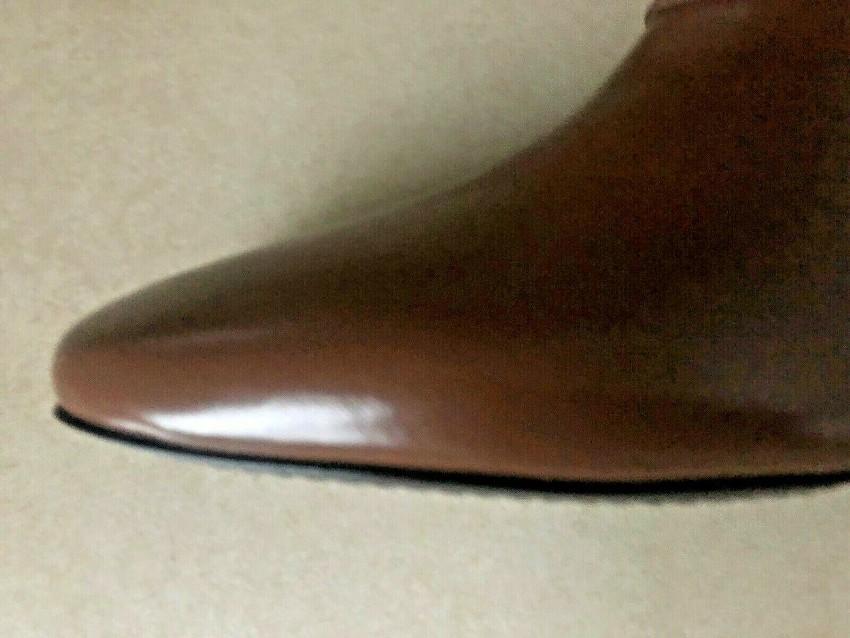 Marni Cognac-Brown Leather Inset Heeled Ankle Boots