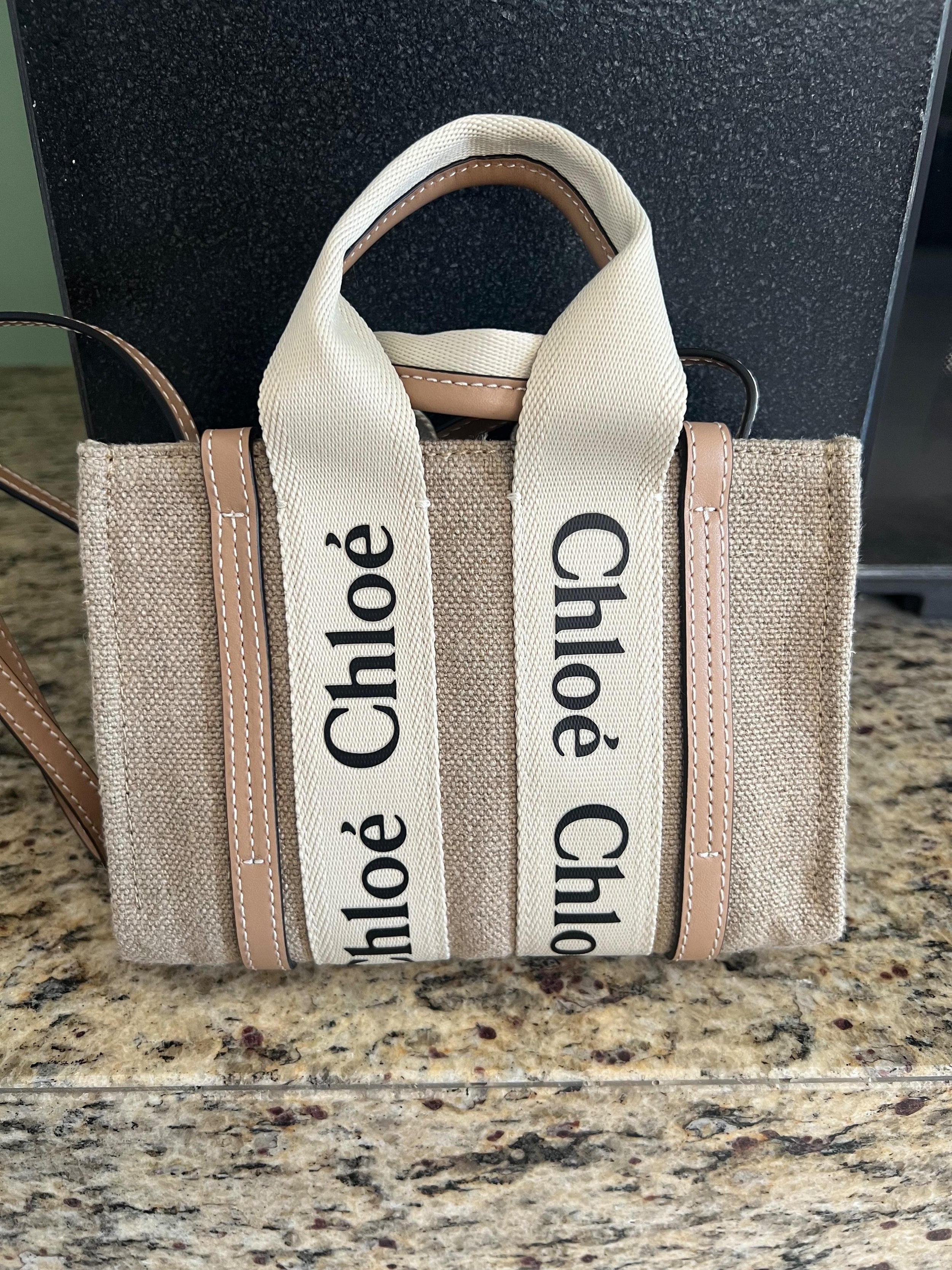 Beige Mini Woody Bag