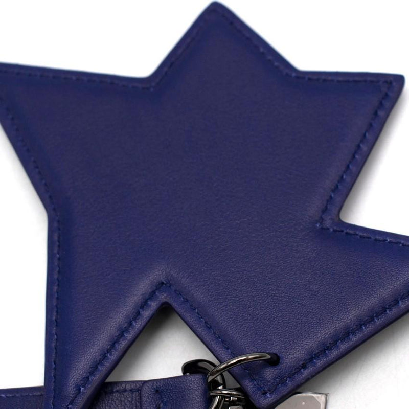 Akris Blue Leather Kinderstern Handbag Charm