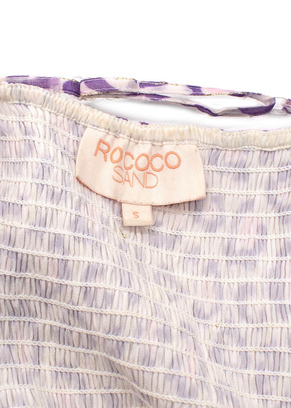 Rococo Sand Purple Leopard Print Avana Midi Dress