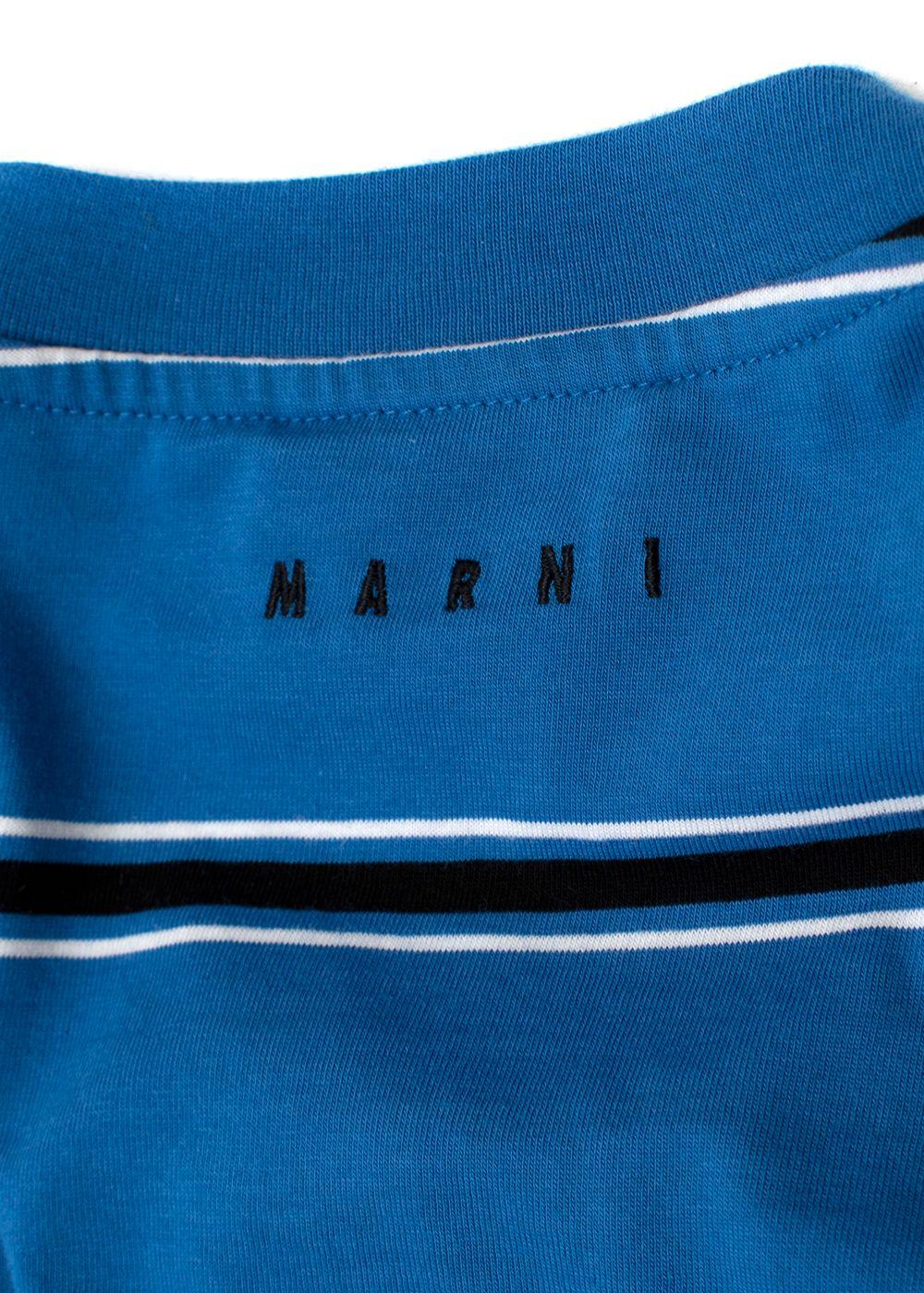 Blue & black striped T-shirt