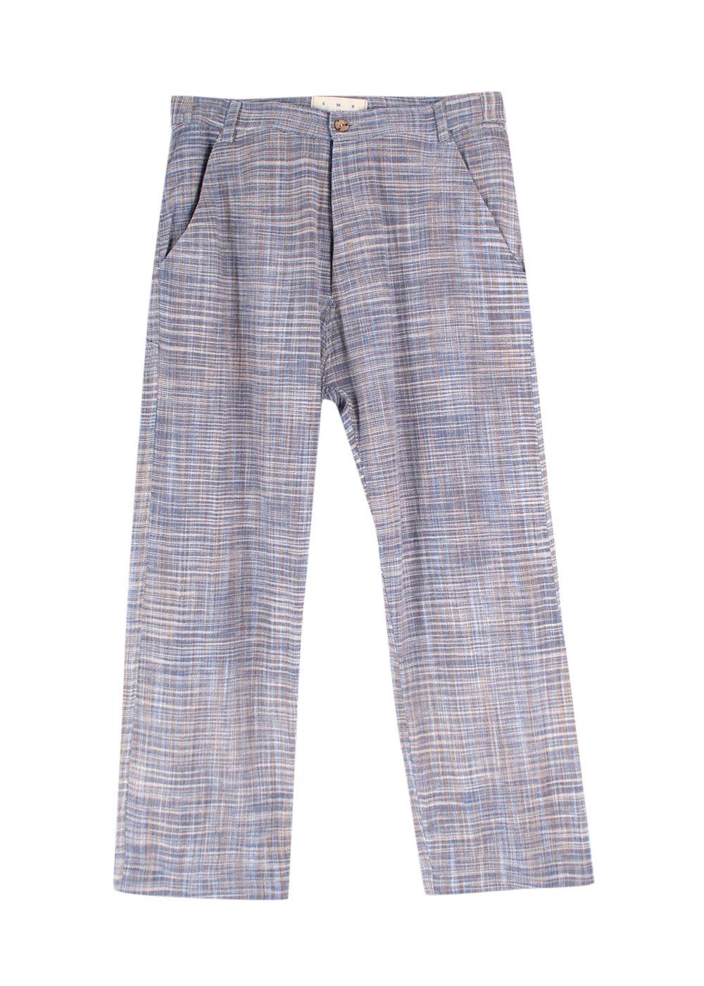 SMR Days Blue Cotton Carpenter Trousers