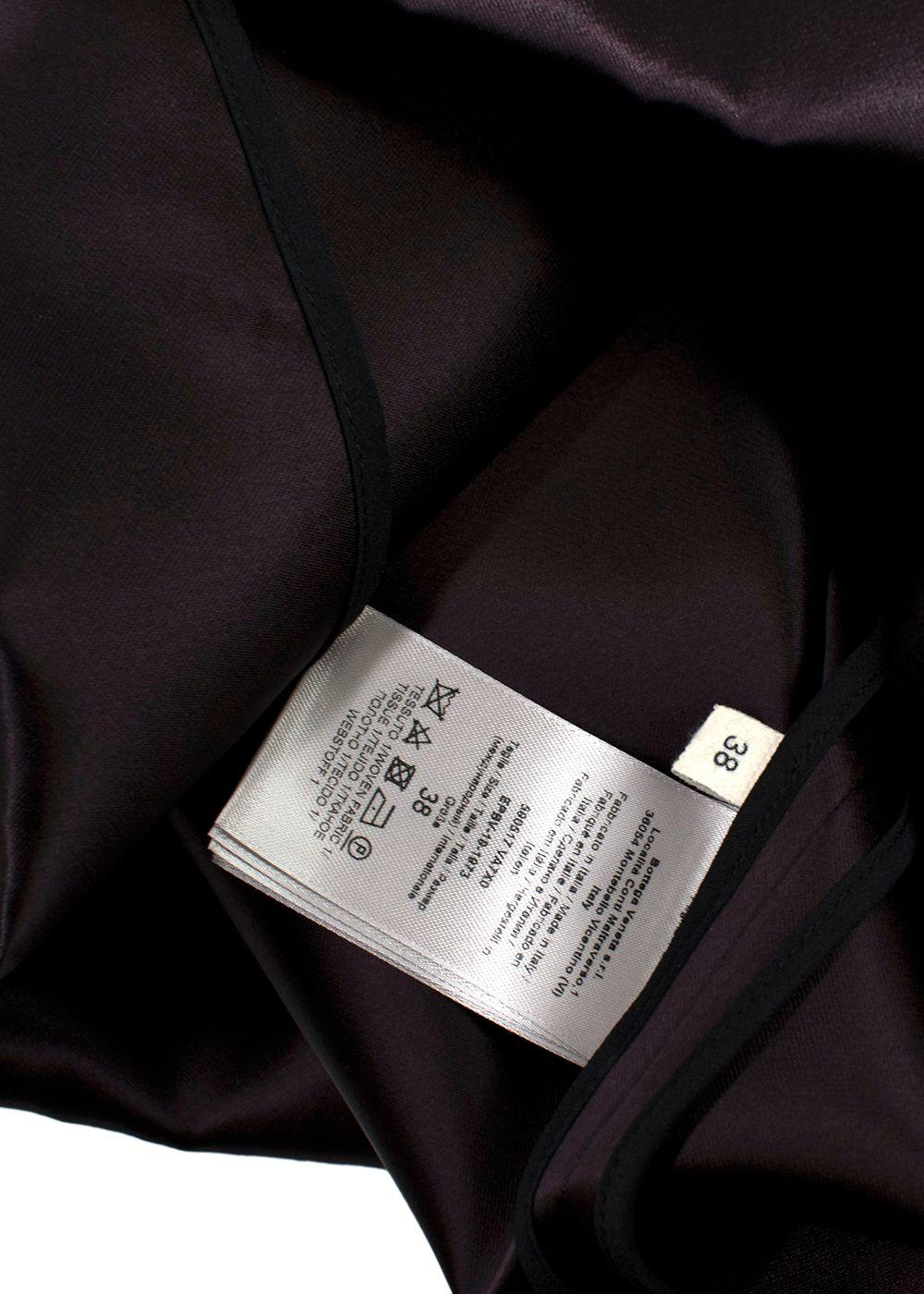 Bottega Veneta Square-neck Satin A-line Dress