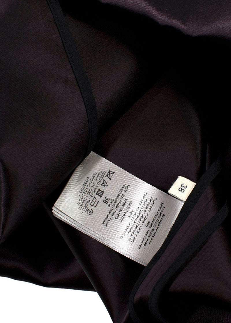 Bottega Veneta Square-neck Satin A-line Dress