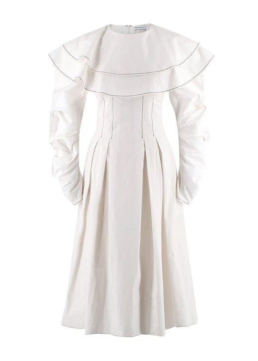 Rejina Pyo White Chambray Midi Dress
