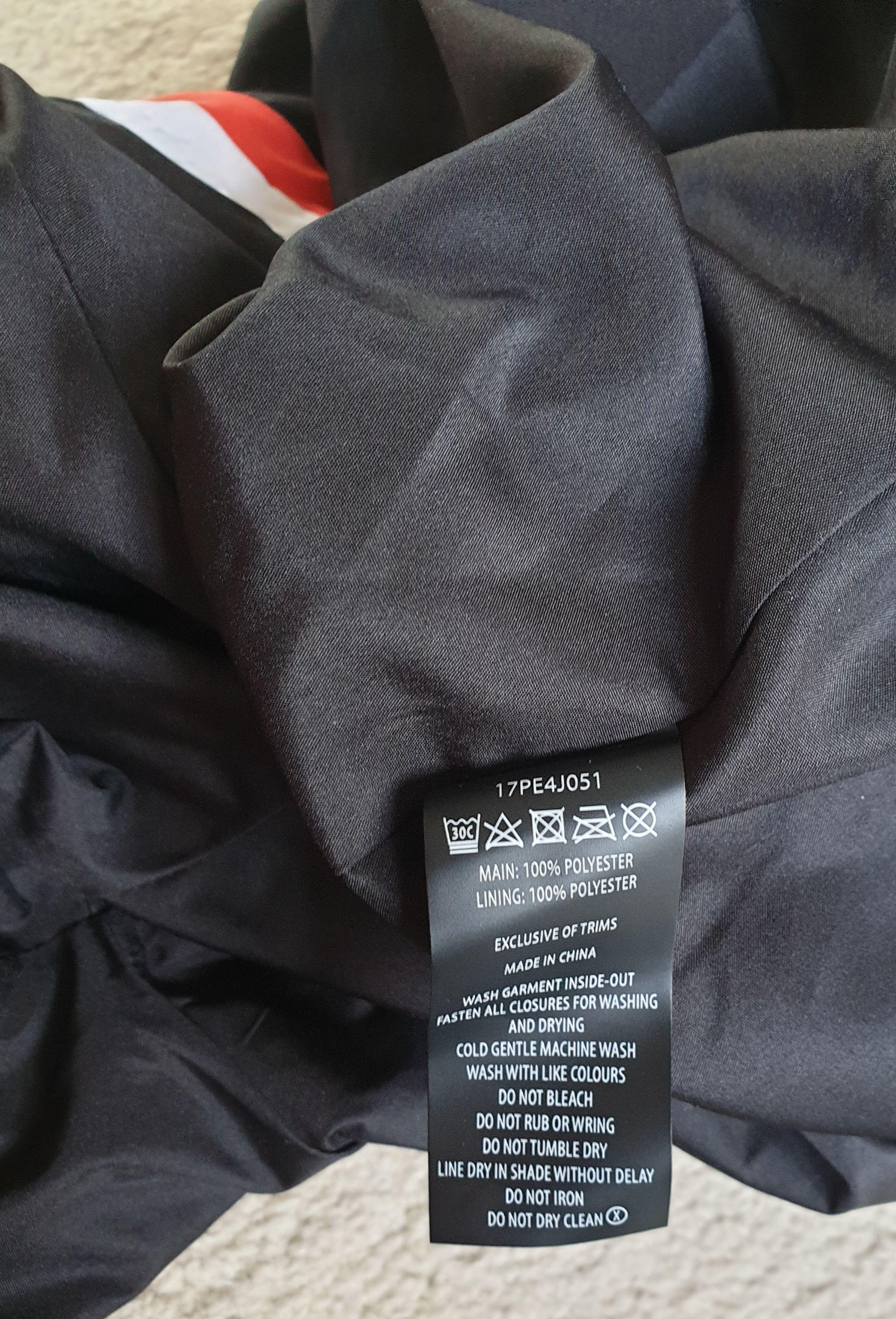 P E Nation black zip up running jacket