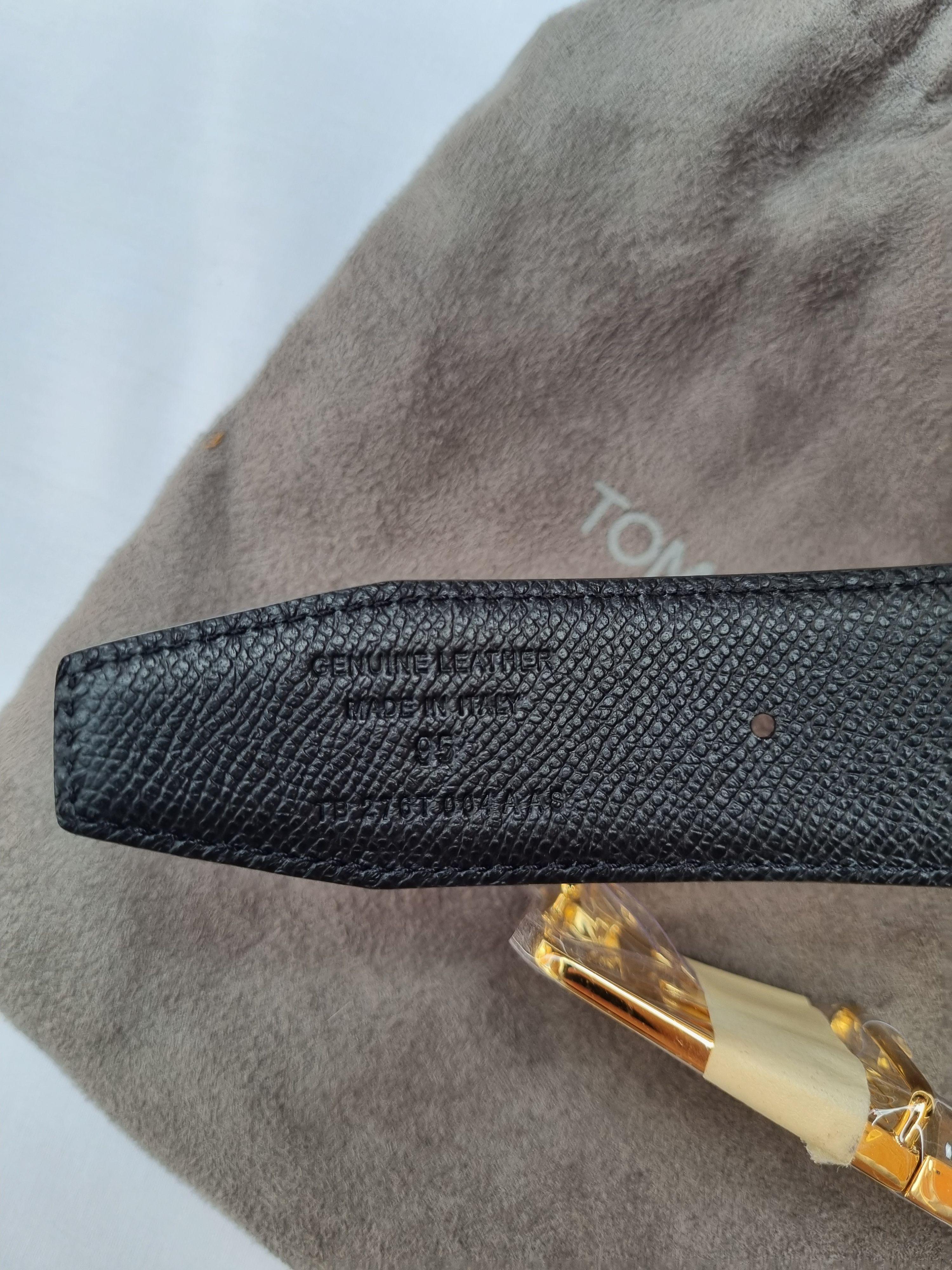 Frame T Leather Belt - Size 95