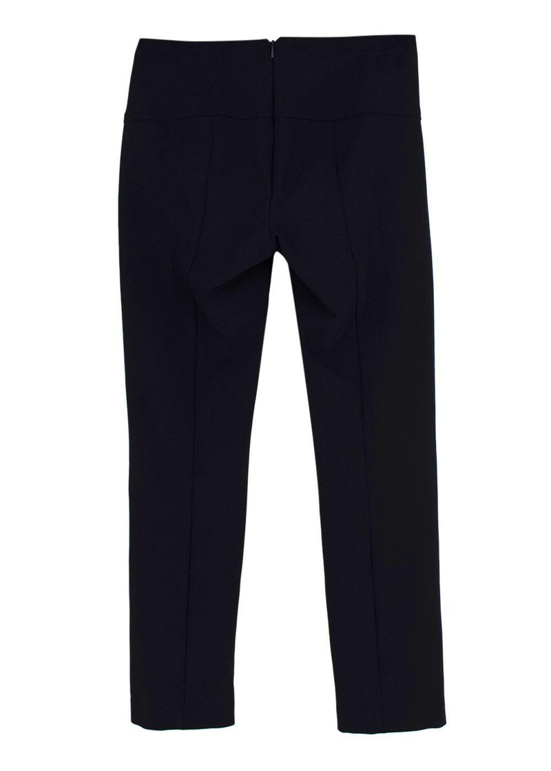 Veronica Beard Navy Cropped Leggings