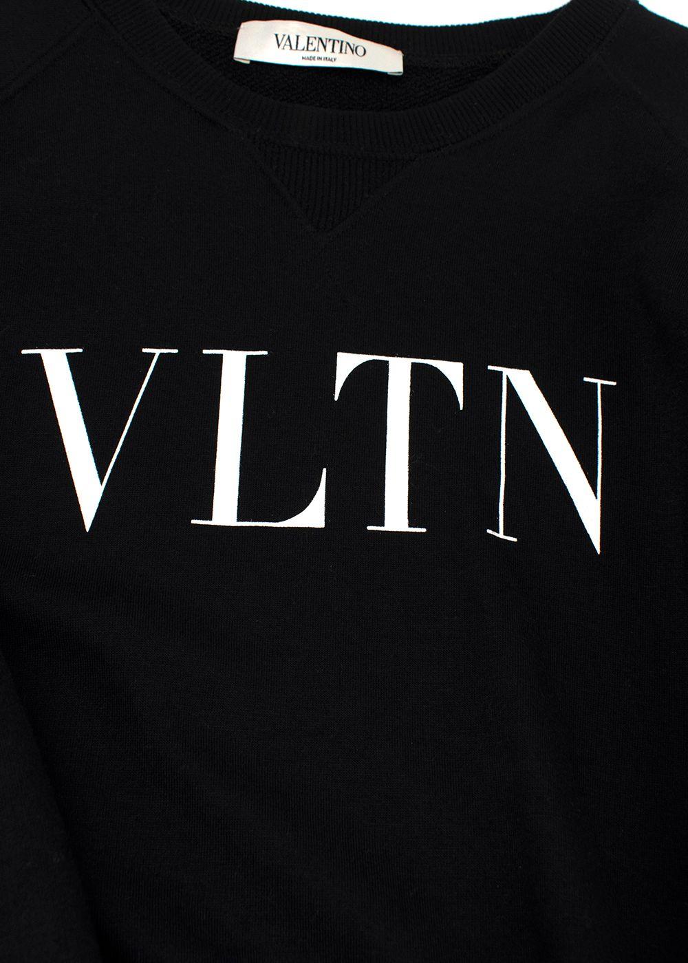 Valentino Black VLTN Crewneck Jumper