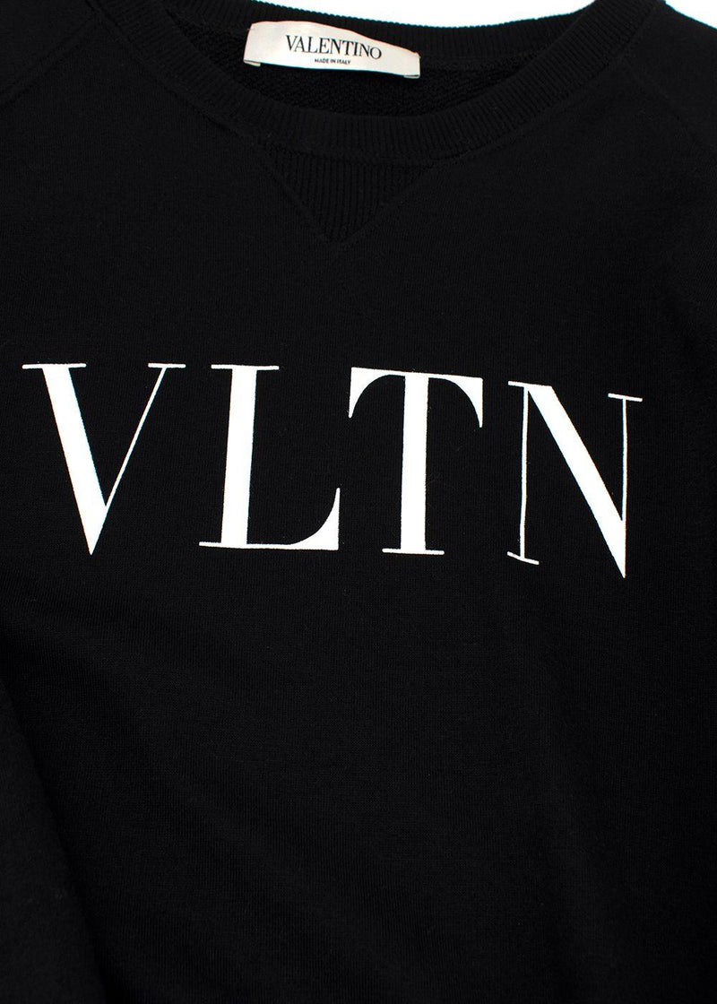 Valentino Black VLTN Crewneck Jumper