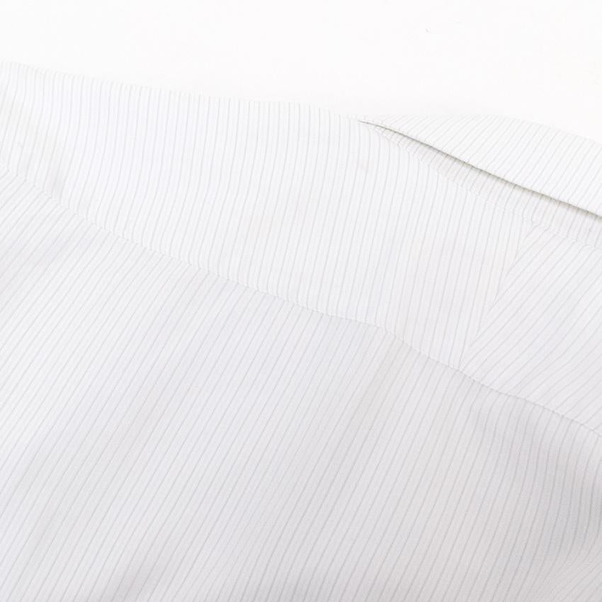 Kilgour White Pinstripe Shirt