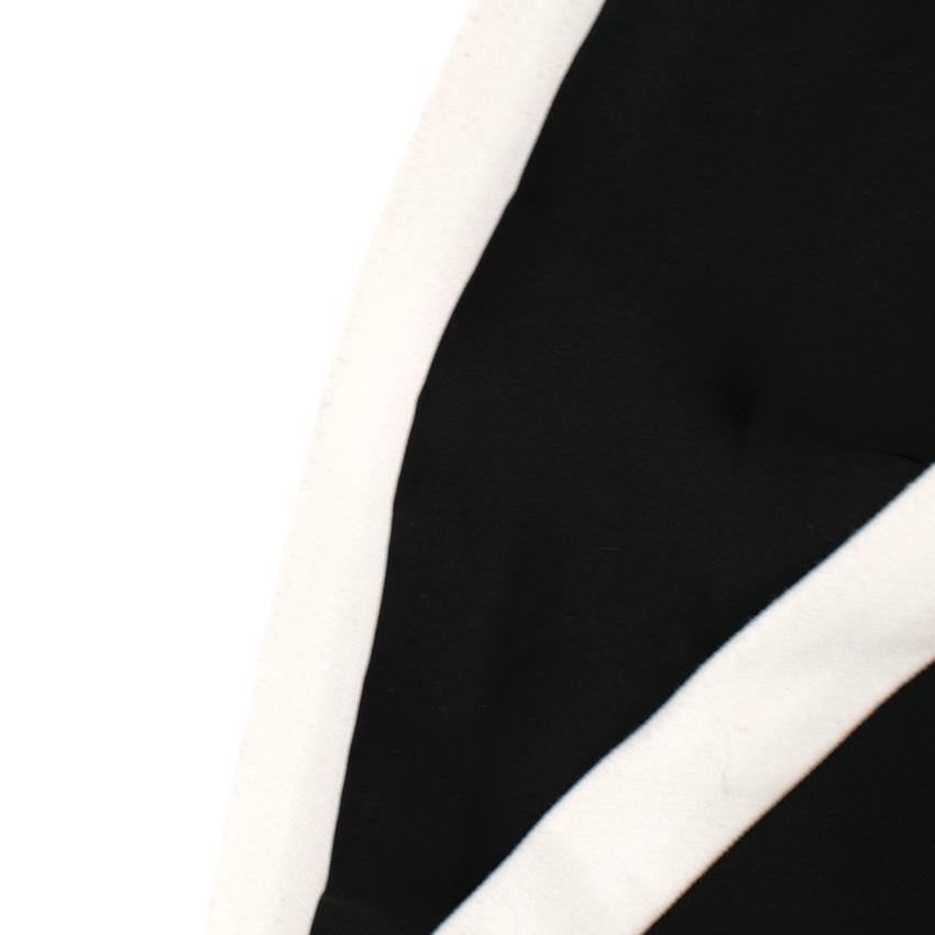 Raoul Black Knee Length Trapeze Skirt