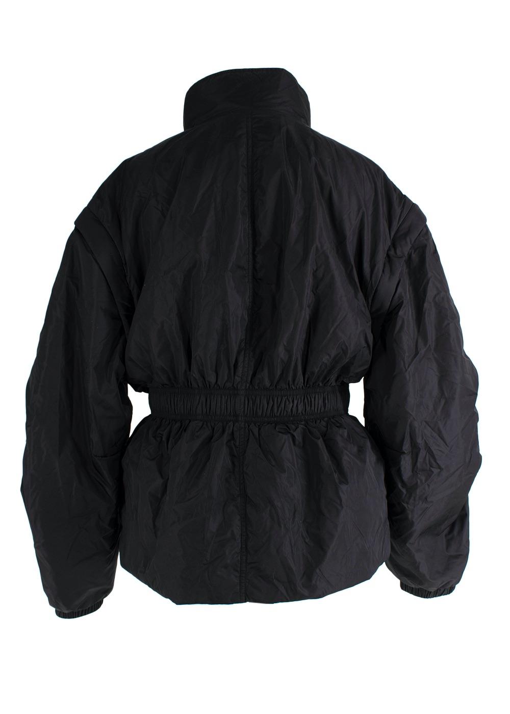 Etoile black recycle polyamide Dastya windbreaker