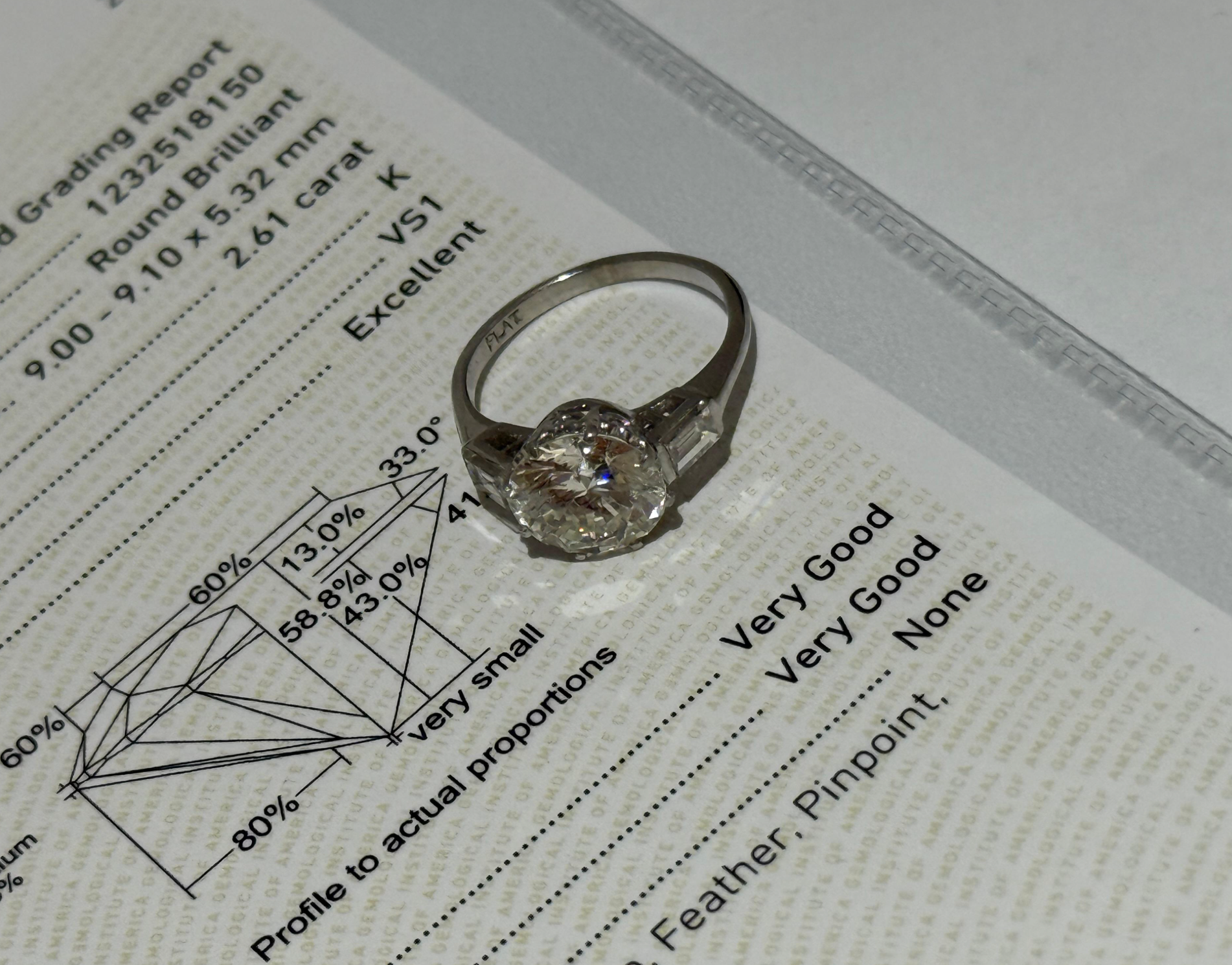 Bespoke 2.4 Carat Fine Diamond Solitaire