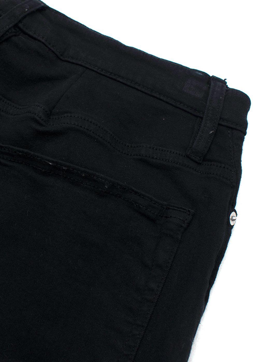 Frame Black Le High Straight Jeans