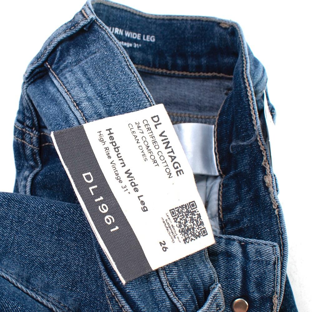 DL1961 Hepburn Wide Leg High Rise Vintage Jeans