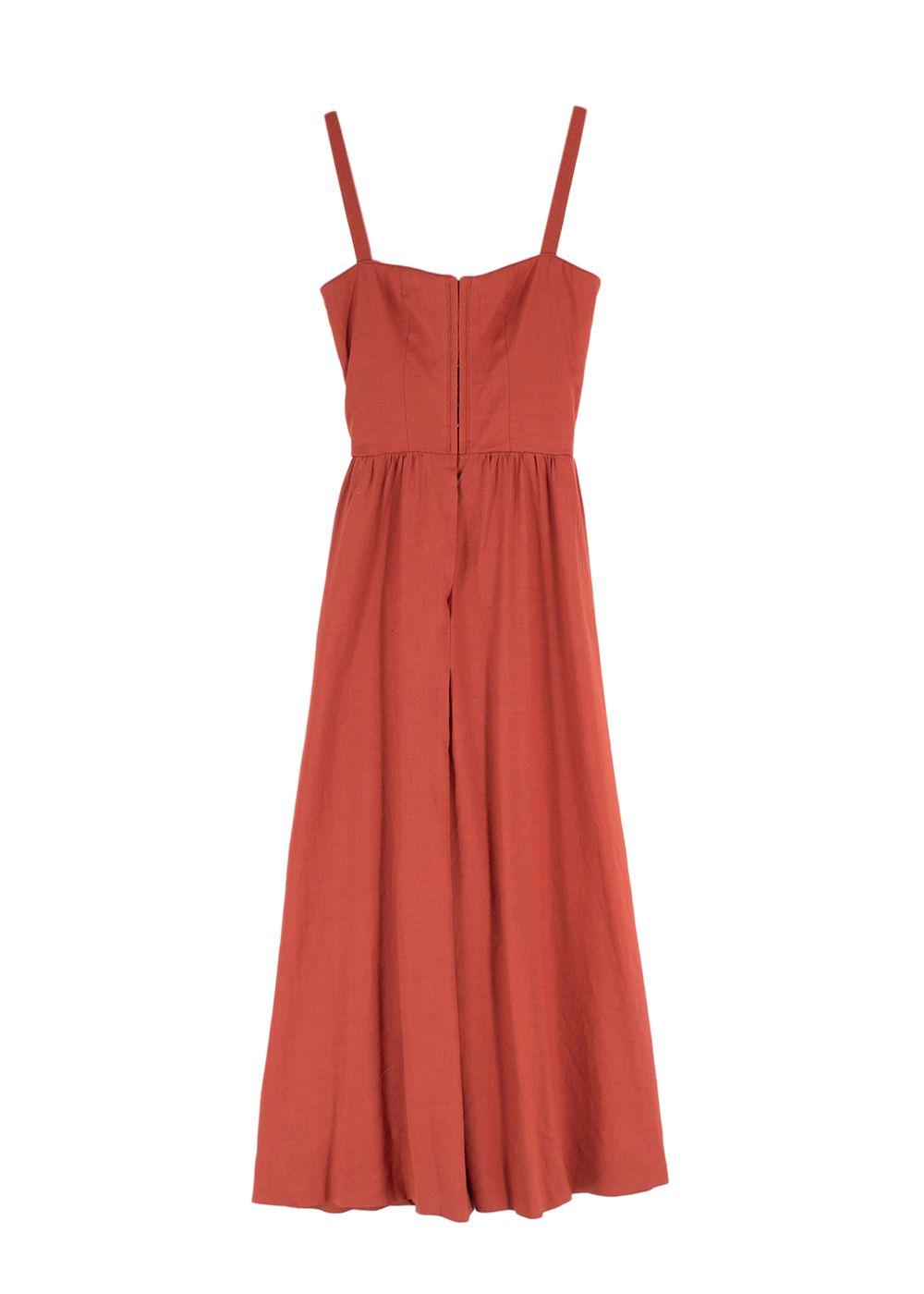 Annina Deep Orange Alma Dress