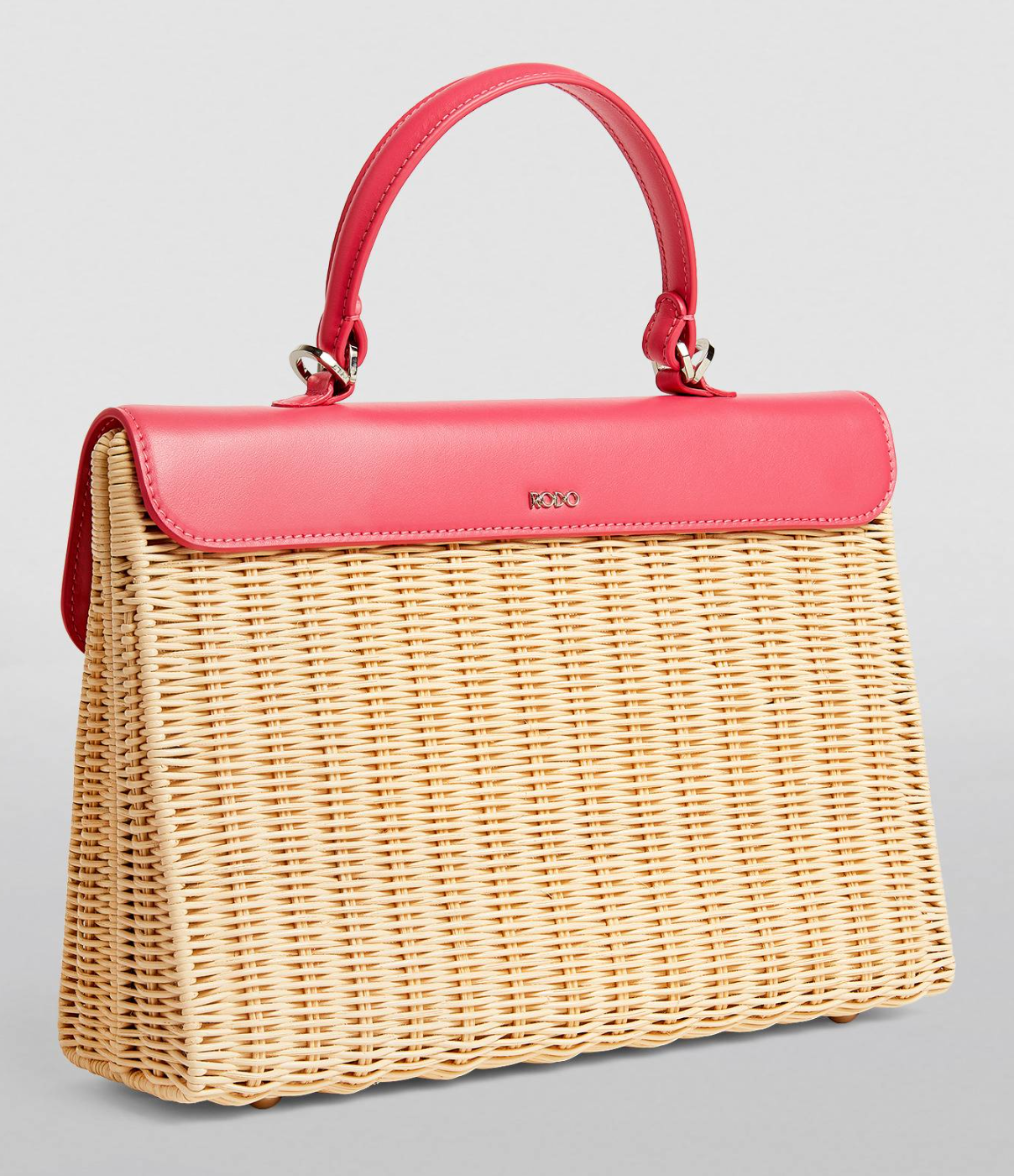 Rodo Paris Willow Woven Top-Handle Bag