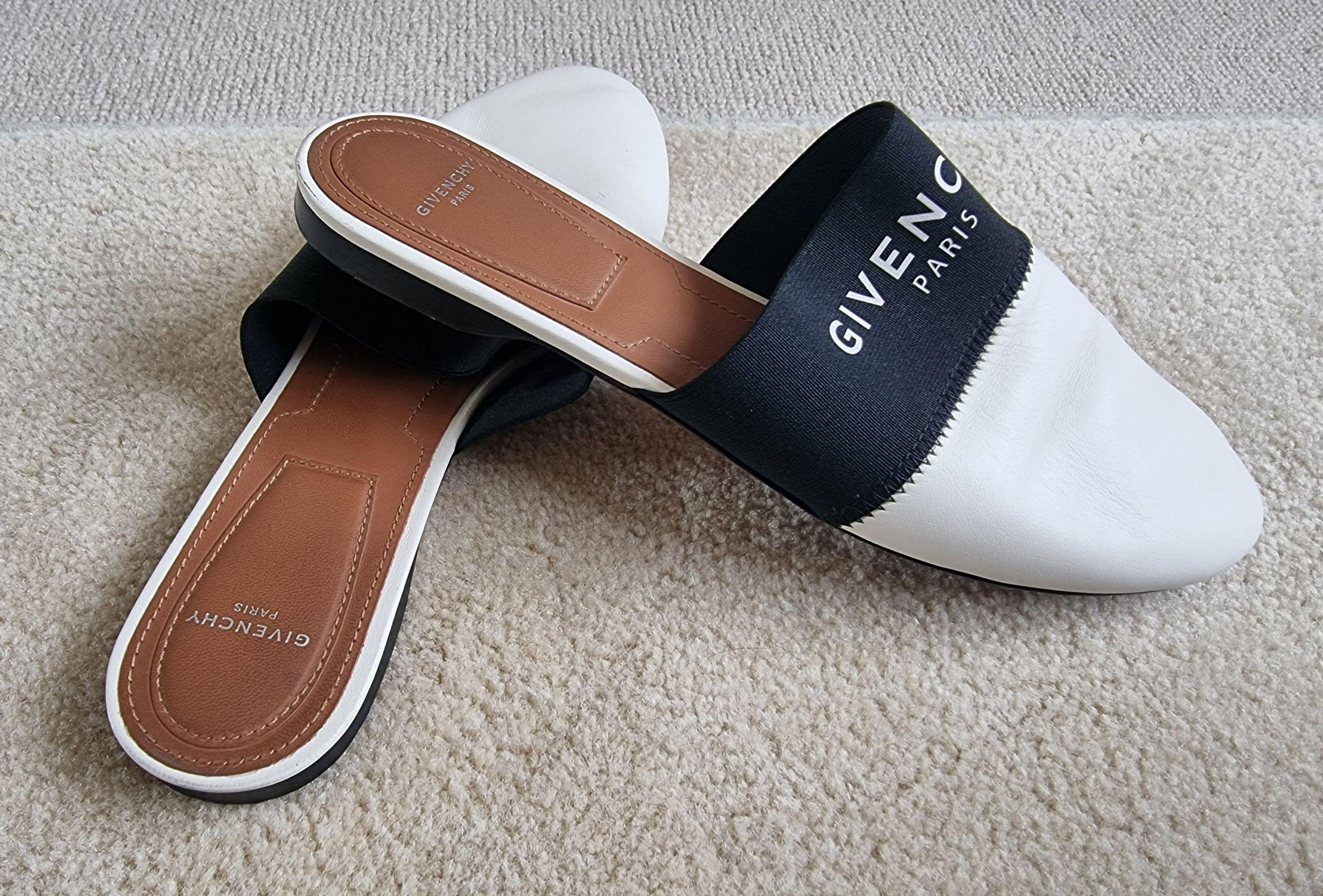 Bedford Logo Printed Mules