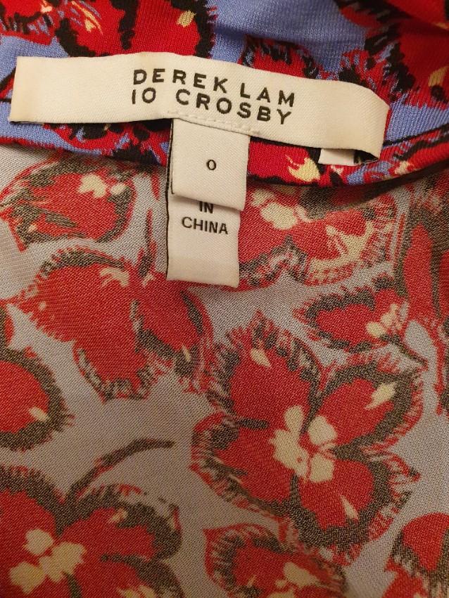 Derek Lam 10 Crosby One-shoulder floral stretch-jersey midi dress