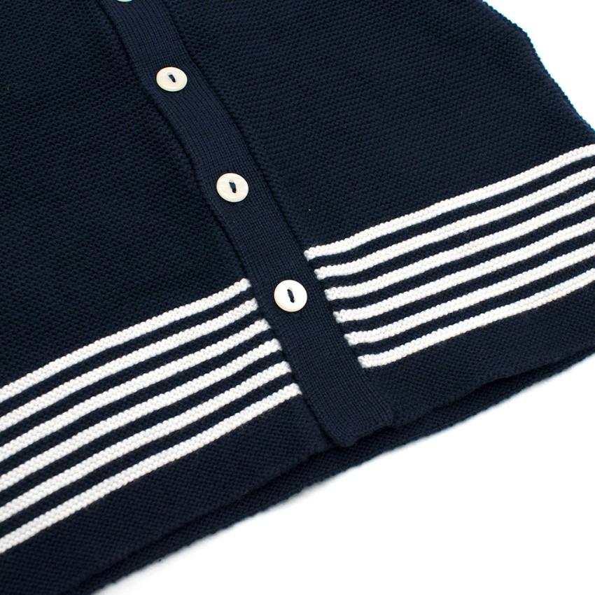 Emile Et Rose Navy Knit Cardigan