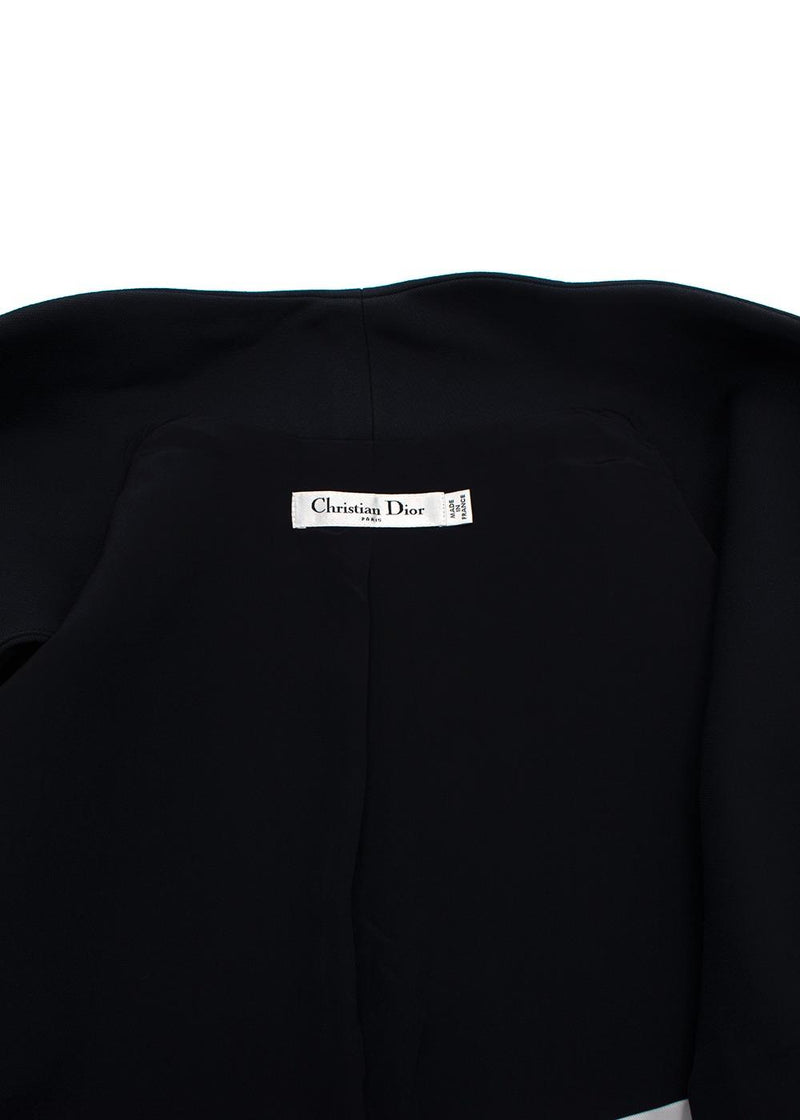 Dior Navy Sleeveless Longline Waistcoat