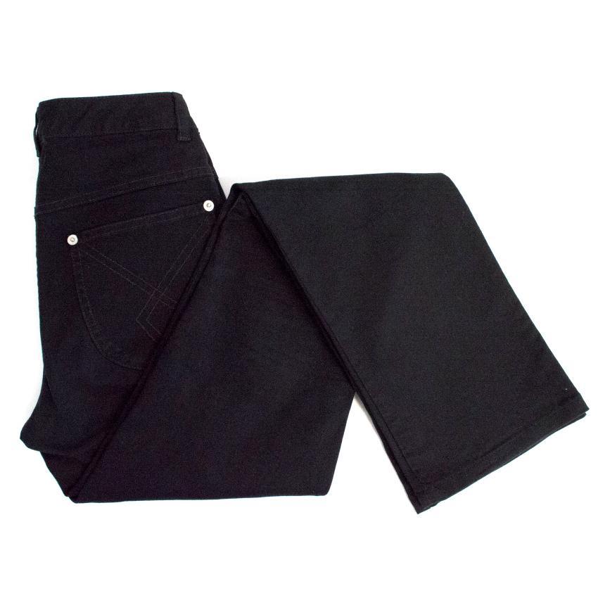 Plein Sud Black Flared Jeans