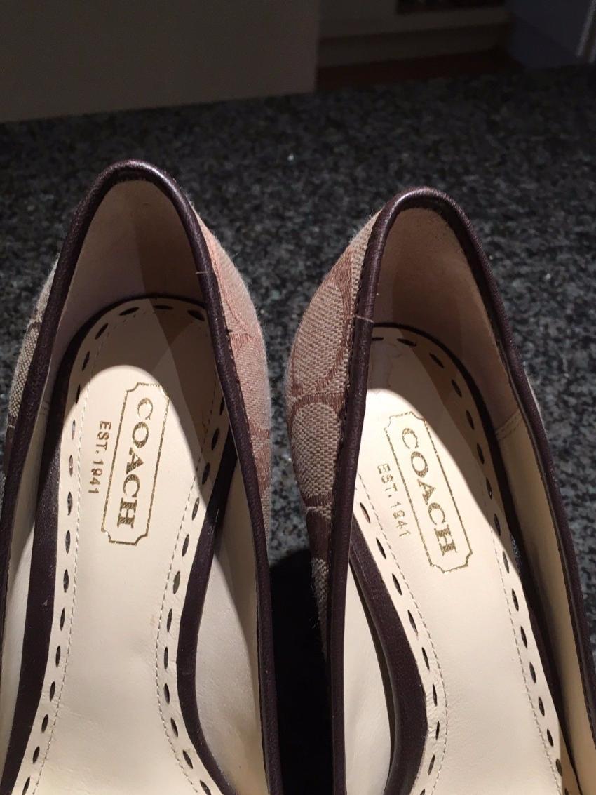 Coach Monogrammed Pumps