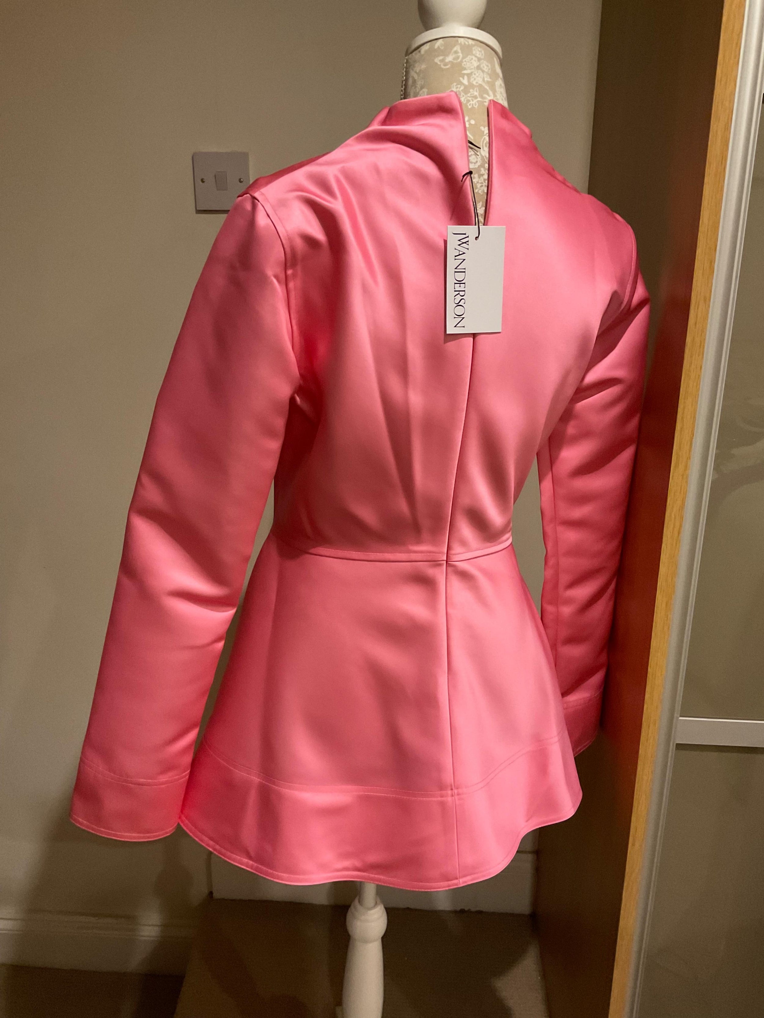 JW Anderson Pink Run Hany Printed Dress