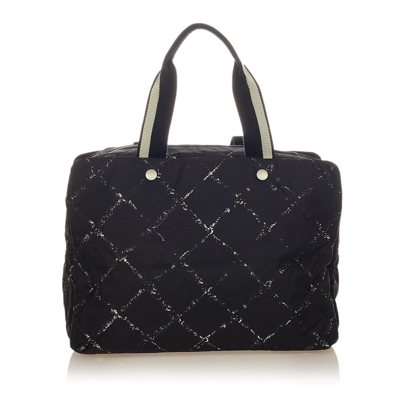 Chanel Old Travel Line Nylon Handbag
