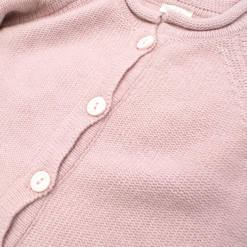Nanan Girls 12M Pink Knit Cardigan